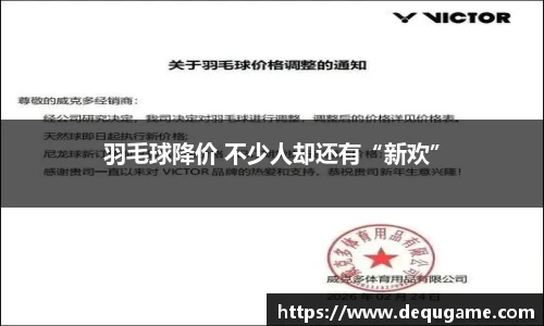 羽毛球降价 不少人却还有“新欢”
